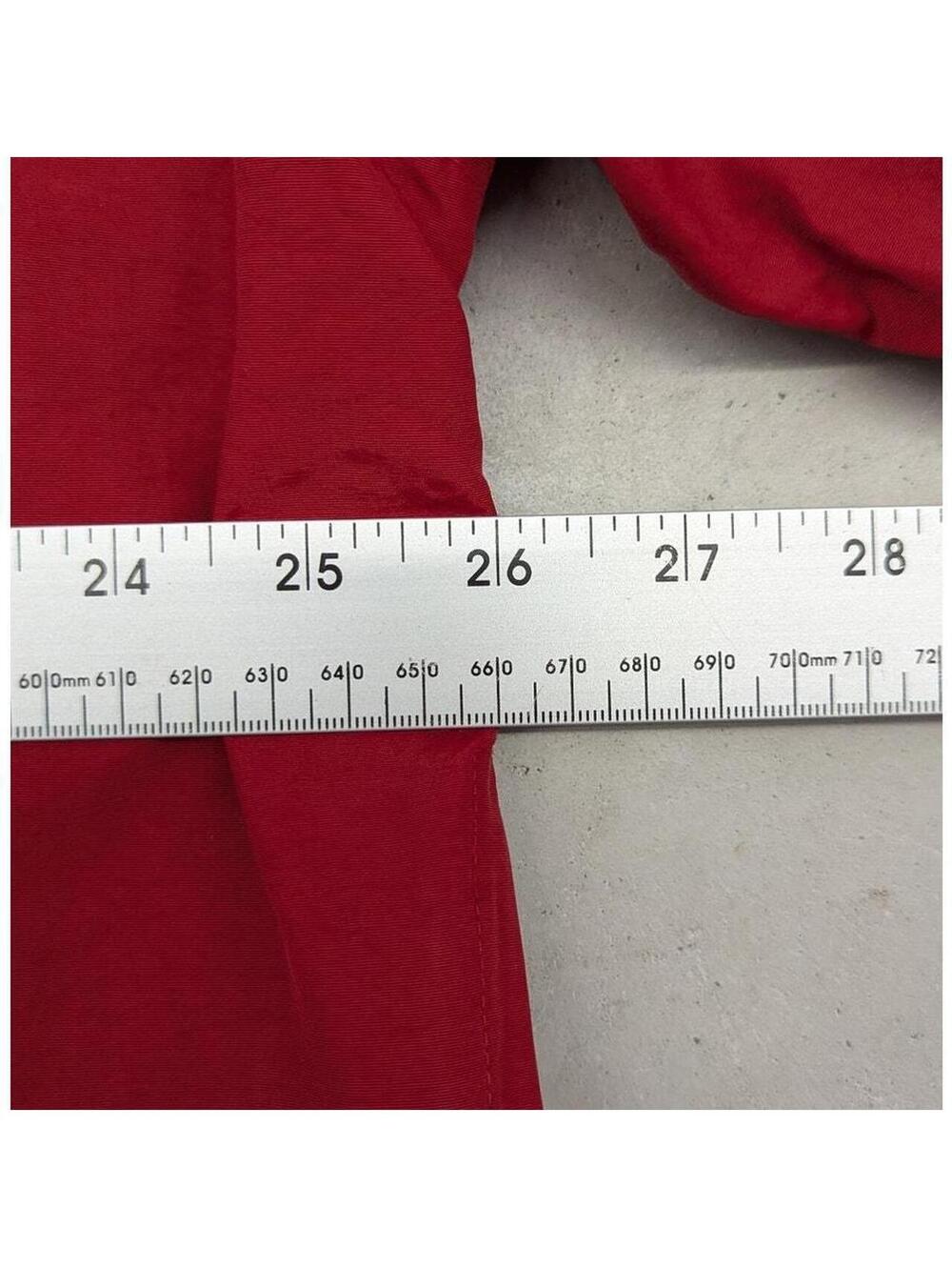 Vintage 90s Chaps Ralph Lauren Red Heavy Anorak Jacket - Picture 6 of 7